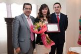 Marian Martnez Noguera recibe el premio Mujer mazarronera 2011