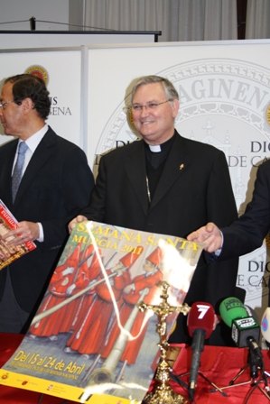 El Palacio Episcopal de Murcia acoge la presentación del Pregonero y el Nazareno del Año de Semana Santa - 3, Foto 3