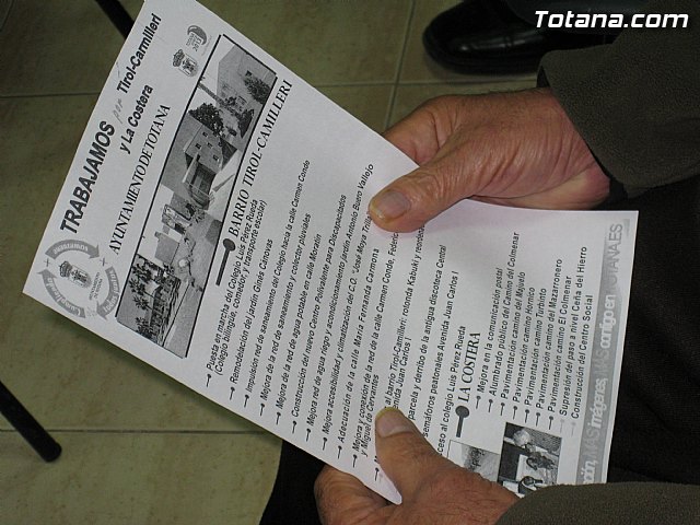 El equipo de Gobierno acerca las actuaciones municipales a los vecinos de la pedana de la Costera y los del barrio Tirol-Camilleri - 10