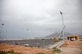 Avanzan a buen ritmo los dos campos de fútbol de césped artificial