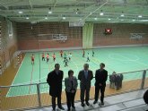 El consejero de Cultura y Turismo inaugura el nuevo pabelln polideportivo de Pliego
