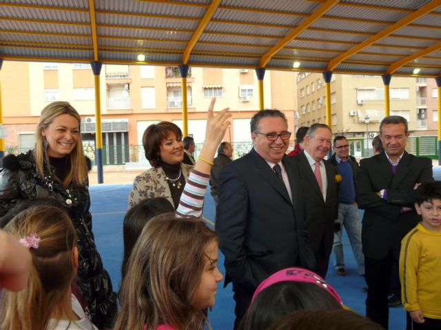 Los colegios públicos Ntra. Sra. de la Consolación y El Romeral de Molina de Segura estrenan nuevas pistas polideportivas cubiertas - 4, Foto 4