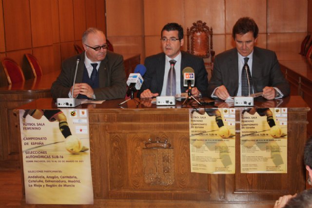 Torre-Pacheco acogerá desde mañana y hasta el domingo el Campeonato de España de Selecciones Autonómicas Sub-16 de Fútbol Sala Femenino - 1, Foto 1