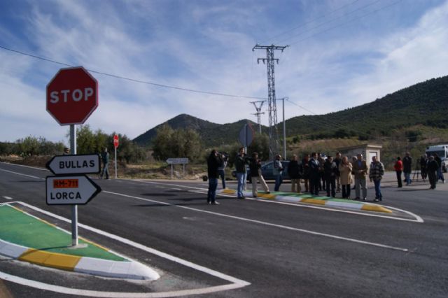 El nuevo desvío en la carretera de Zarzadilla de Totana incrementa la seguridad vial y mejora las comunicaciones con esta pedanía - 1, Foto 1