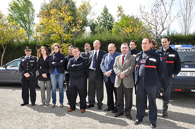 El Consejero de Justicia y Seguridad Ciudadana visita las instalaciones del Parque de Bomberos de Mula - 1, Foto 1