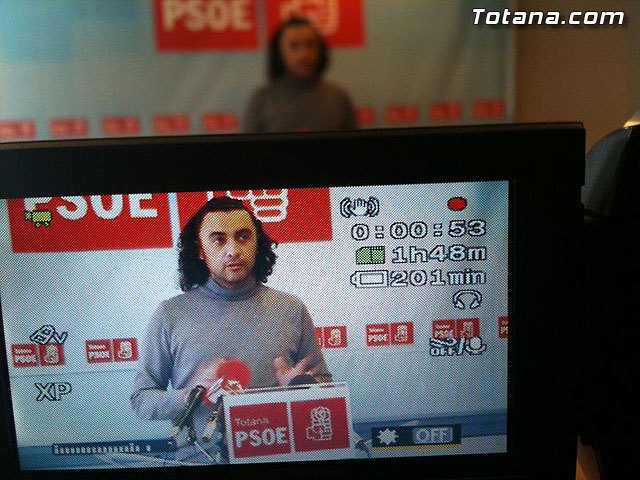 Rueda de prensa PSOE Totana sobre Ciudad Alimentaria, Foto 1
