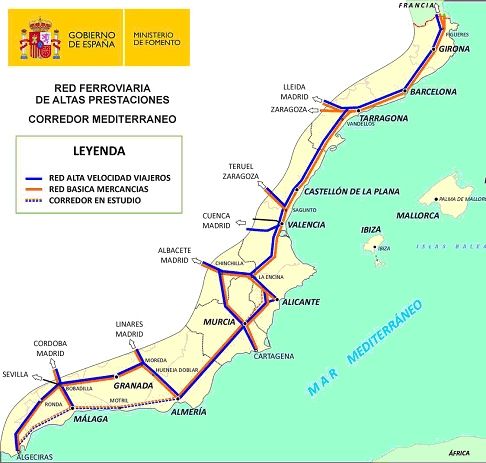 Cartagena, presente en el gran pacto de Estado sobre el corredor del Mediterráneo - 1, Foto 1