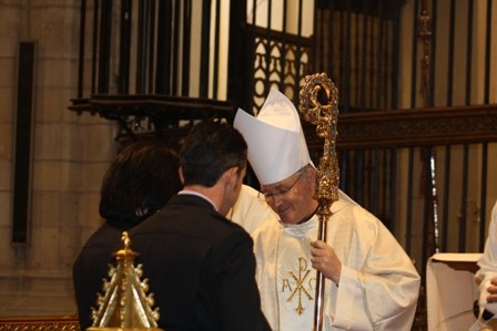 Mons. Lorca Planes conmemora con la Policía Local la fiesta de San Patricio - 2, Foto 2