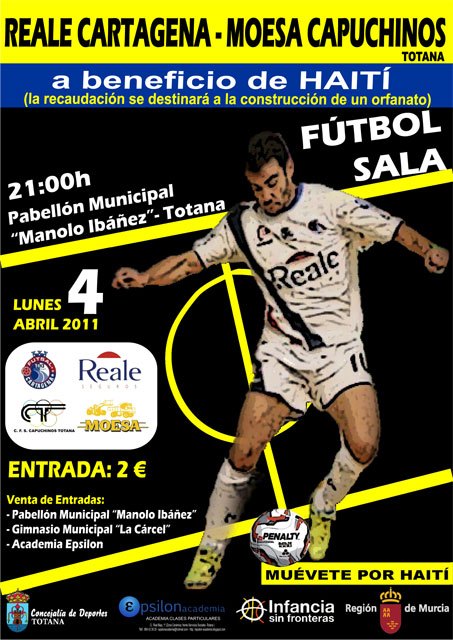 Reale Cartagena y Capuchinos de Totana unidos por Haití, Foto 1
