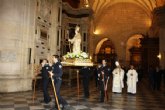 Mons. Lorca Planes conmemora con la Polica Local la fiesta de San Patricio