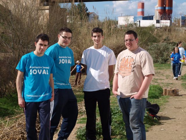 Los jóvenes de JOVAL fundamentales en la limpieza del Río Mula a su paso por Alguazas - 5, Foto 5