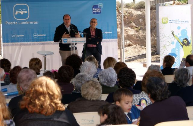 Acto del Partido Popular de Puerto Lumbreras y Huercal-Overa con los vecinos de Góñar - 1, Foto 1