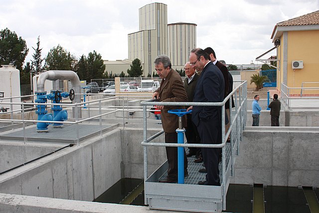 La depuradora de aguas residuales de Alhama amplía y mejora su capacidad de tratamiento, Foto 1