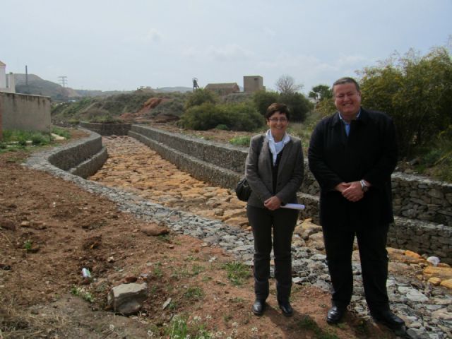 Visitan las obras de restauración y mejora de las ramblas de La Unión - 1, Foto 1