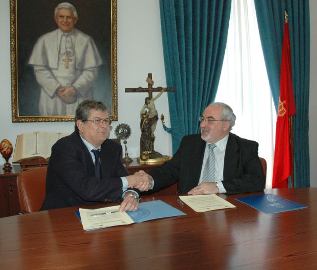La UCAM firma un convenio con el Ilustre Colegio de Economistas de Murcia - 1, Foto 1