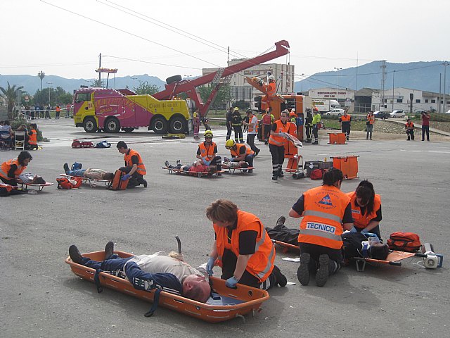Éxito del simulacro realizado en las jornadas sobre seguridad de Protección Civil - 1, Foto 1