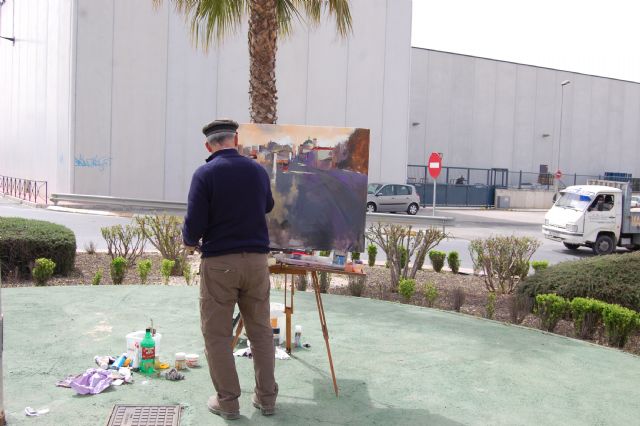 El arte y el color llenan las calles de Alguazas con el IV Concurso de pintura al aire libre - 2, Foto 2