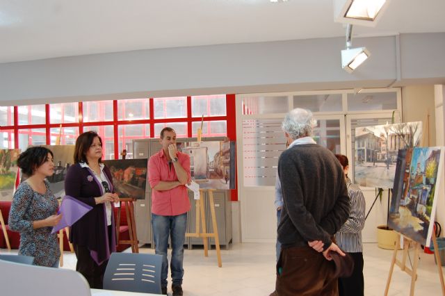 El arte y el color llenan las calles de Alguazas con el IV Concurso de pintura al aire libre - 3, Foto 3