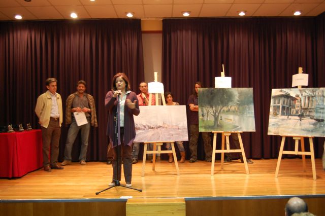 El arte y el color llenan las calles de Alguazas con el IV Concurso de pintura al aire libre - 5, Foto 5