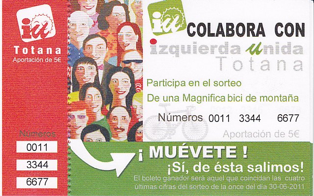 IU-Verdes inicia una campaña de bonos para que los totaneros ayuden a financiar la campaña electoral de forma transparente, Foto 3