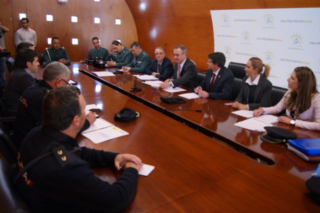 El delegado del Gobierno copreside la Junta Local de Seguridad de Lorca - 1, Foto 1
