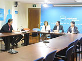 El PP regional se re�ne con representantes de la Asociaci�n de Enfermedades Raras de la Regi�n de Murcia