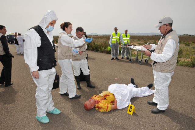 La Base Aérea de San Javier y el Aeropuerto de Murcia-San Javier realizan un simulacro de emergencia - 4, Foto 4