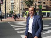 Lpez: 'La lnea actual del tranva deja incomunicados a 18.000 vecinos de la zona norte y excluidos a todos los habitantes del sur'