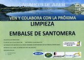 El Ayuntamiento organiza una jornada de limpieza en el Embalse de Santomera