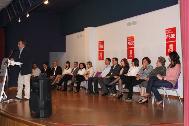 El PSOE de Alguazas presentó su candidatura para las próximas elecciones municipales - 1, Foto 1