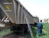 La Guardia Civil detiene a cuatro personas por el robo en una empresa, en Cartagena