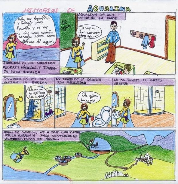 El agua, elemento de inspiración del IX Concurso Internacional de Dibujo Infantil de Aqualia - 1, Foto 1