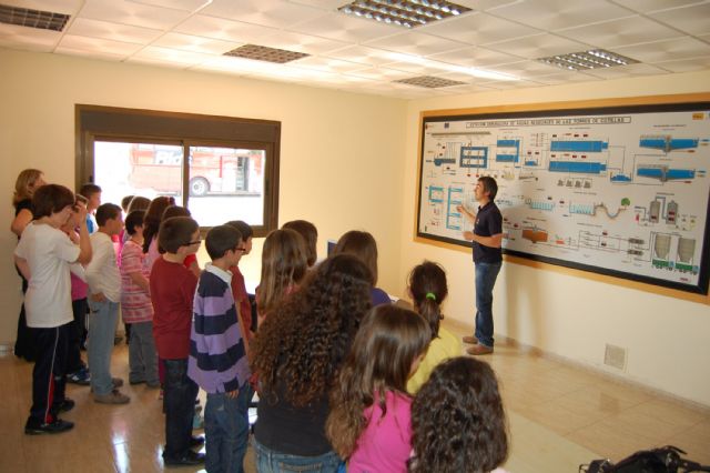Los escolares de Las Torres de Cotillas aprenden cómo funciona la EDAR - 1, Foto 1