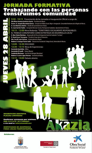 Totana acoge la jornada formativa Trabajando con personas construimos comunidad - 2, Foto 2