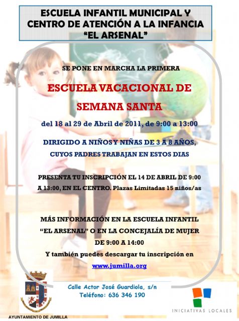 Se pone en marcha la primera escuela vacacional de Semana Santa, del 18 al 29 de abril - 1, Foto 1