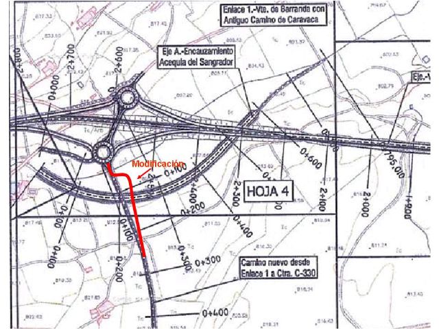 El Grupo Municipal Socialista denuncia las graves deficiencias en los enlaces de la Variante de Barranda - 1, Foto 1