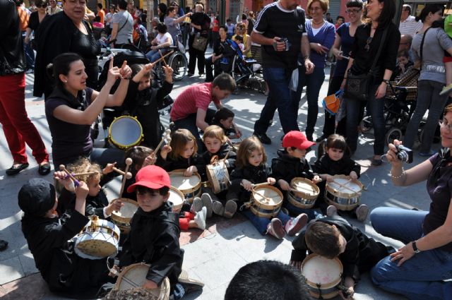La tamborada infantil marca el inicio de las Fiestas de la Semana Santa en Mula - 3, Foto 3