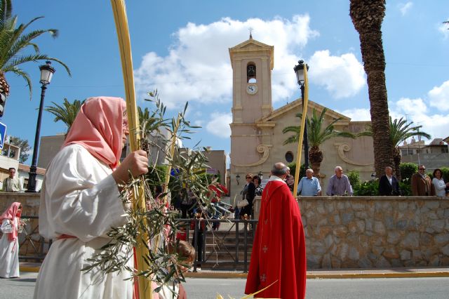 Las palmas del Domingo de Ramos inundan las calles de Lorquí - 3, Foto 3