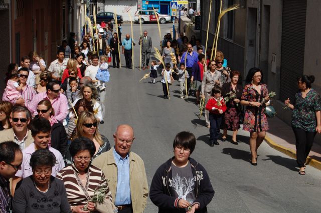 Las palmas del Domingo de Ramos inundan las calles de Lorquí - 4, Foto 4