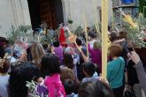 Las palmas del Domingo de Ramos inundan las calles de Lorquí