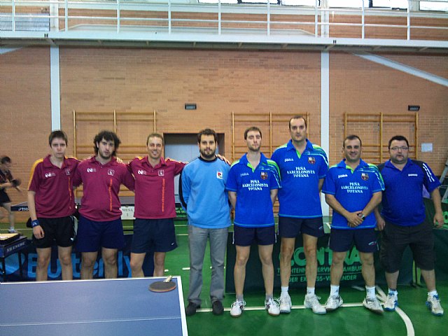 Tenis de mesa. 2ª nacional. Buen resultado en Ribarroja de la Peña Barcelonista, Foto 1