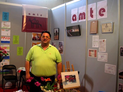 Feder Murcia visita el stand de la Asociación Murciana de Terapias Ecuestres en la feria Equimur'11 - 1, Foto 1