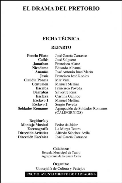 La plaza del Ayuntamiento revive el Lavatorio de Pilatos - 2, Foto 2