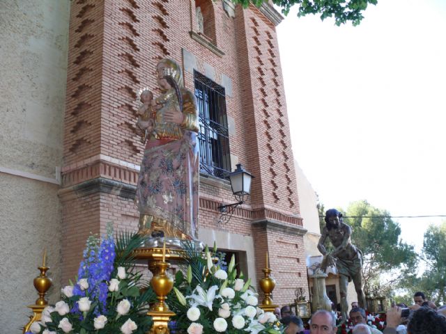 La imagen de la abuela Santa Ana y el Cristo Amarrado a la Columna, ya están en Jumilla para la Semana Santa - 1, Foto 1