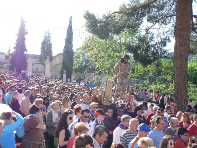 La imagen de la abuela Santa Ana y el Cristo Amarrado a la Columna, ya están en Jumilla para la Semana Santa - 4, Foto 4