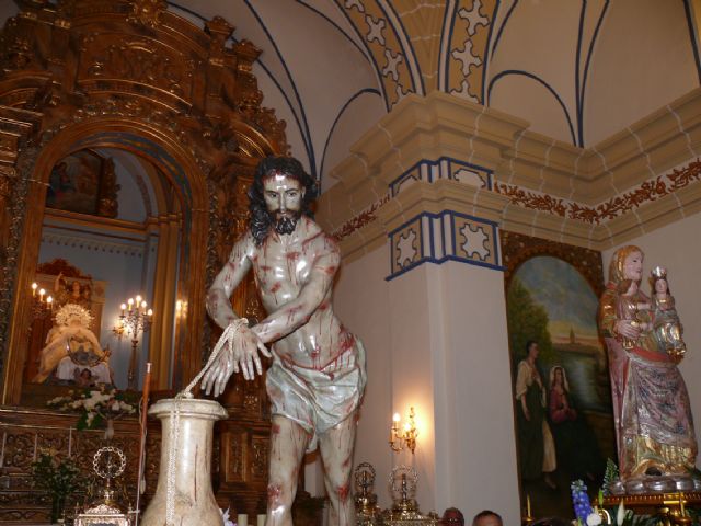 La imagen de la abuela Santa Ana y el Cristo Amarrado a la Columna, ya están en Jumilla para la Semana Santa - 5, Foto 5