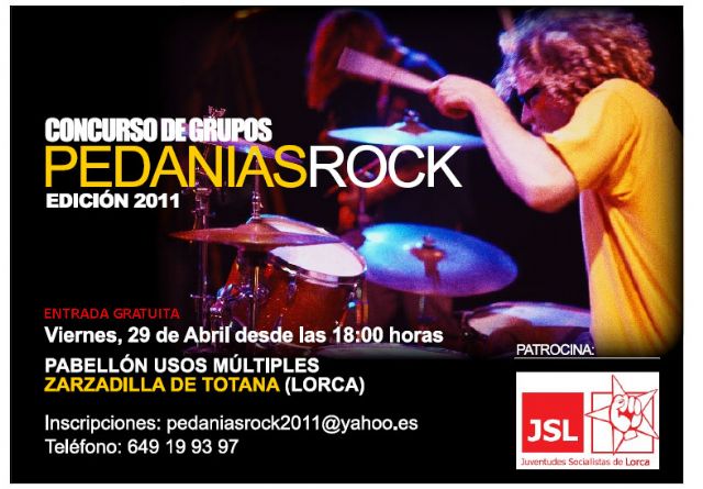 Juventudes Socialistas de Lorca organiza el primer ´Pedania´s rock´ para promocionar a las bandas de jóvenes que habitan en el medio rural - 1, Foto 1
