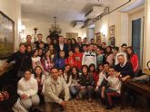 Veinte niños italianos participan en un intercambio escolar en Blanca