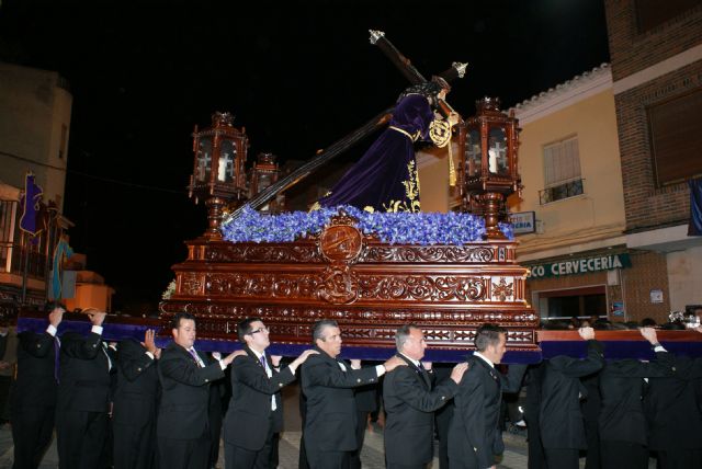 Nuestro Padre Jesús Nazareno y Nuestra Sra. María Stma. de la Esperanza, protagonizan la noche de Miércoles Santo en Puerto Lumbreras - 1, Foto 1