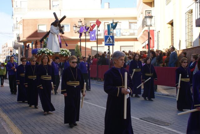Puerto Lumbreras acogió el tradicional Vía Crucis hasta el Castillo de Nogalte recientemente rehabilitado - 1, Foto 1